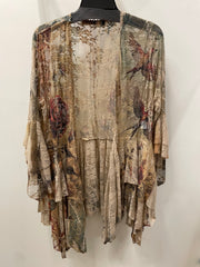 All Lace Cardigan in Vintage Bird by Origami