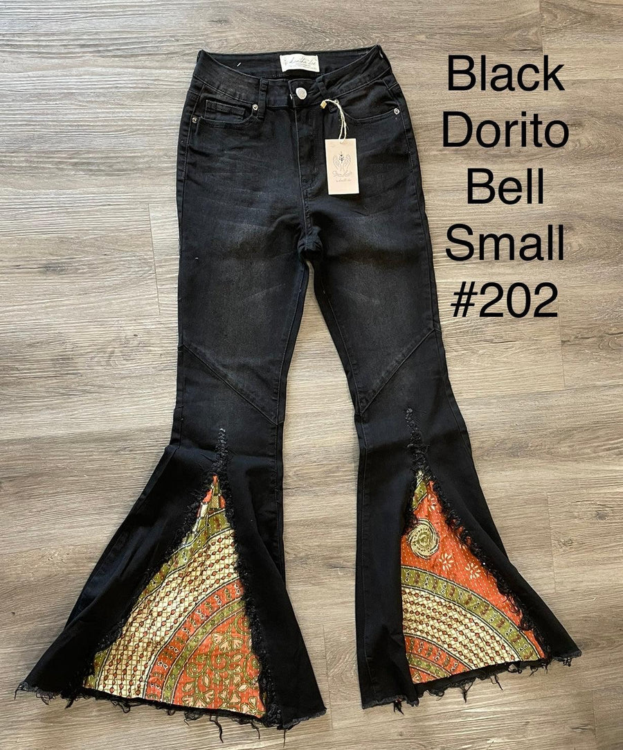 Upcycled Denim Dorito Bell by Kantha Bae - Robin Boutique-Boutique 