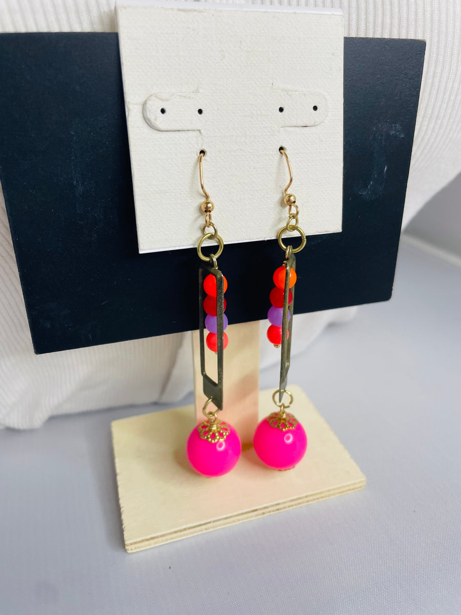 Retro Charm Earrings by The Vintage Jewel