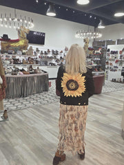 Suede Sunflower Jacket by WAY