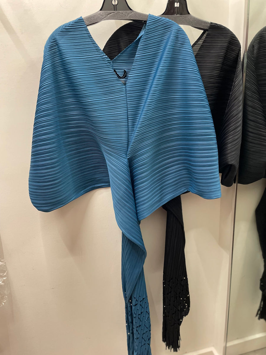Pleated Cutout Dress by EllyNDale Robin Boutique