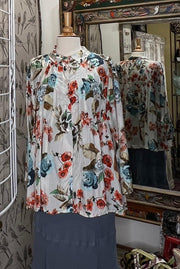 Silk Flare Blouse by PaperLace PLH111T - Robin Boutique-Boutique 