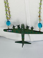 B-17 Flying Fortress Plane Necklace by Gina