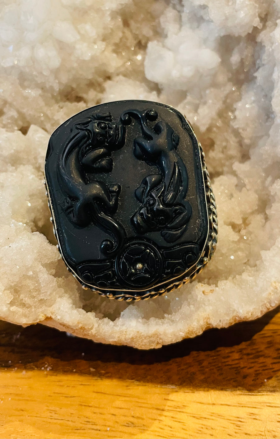 Dueling Cats Ring
