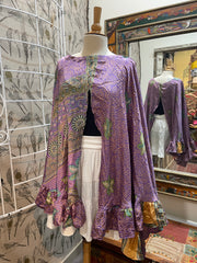 Silk Float Away Cape #008 by Kantha Bae