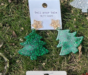 Christmas Tree Earrings - Robin Boutique-Boutique 