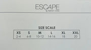 Solid Short Sleeve V-Neck Tee by Escape 10000
