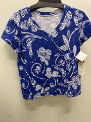 Vintage Scroll Short Sleeve V-Neck Tee by Escape