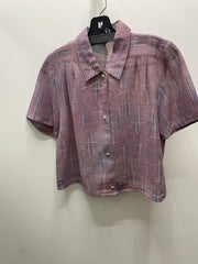 Reworked Flowy Crop Button Down #112