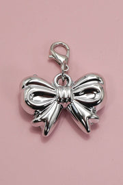 CLASSIC SILVER BOW SHOE CHARM Robin Boutique