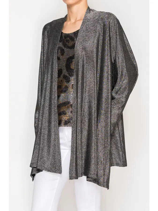 Shimmery Lurex Cardigan by Origami