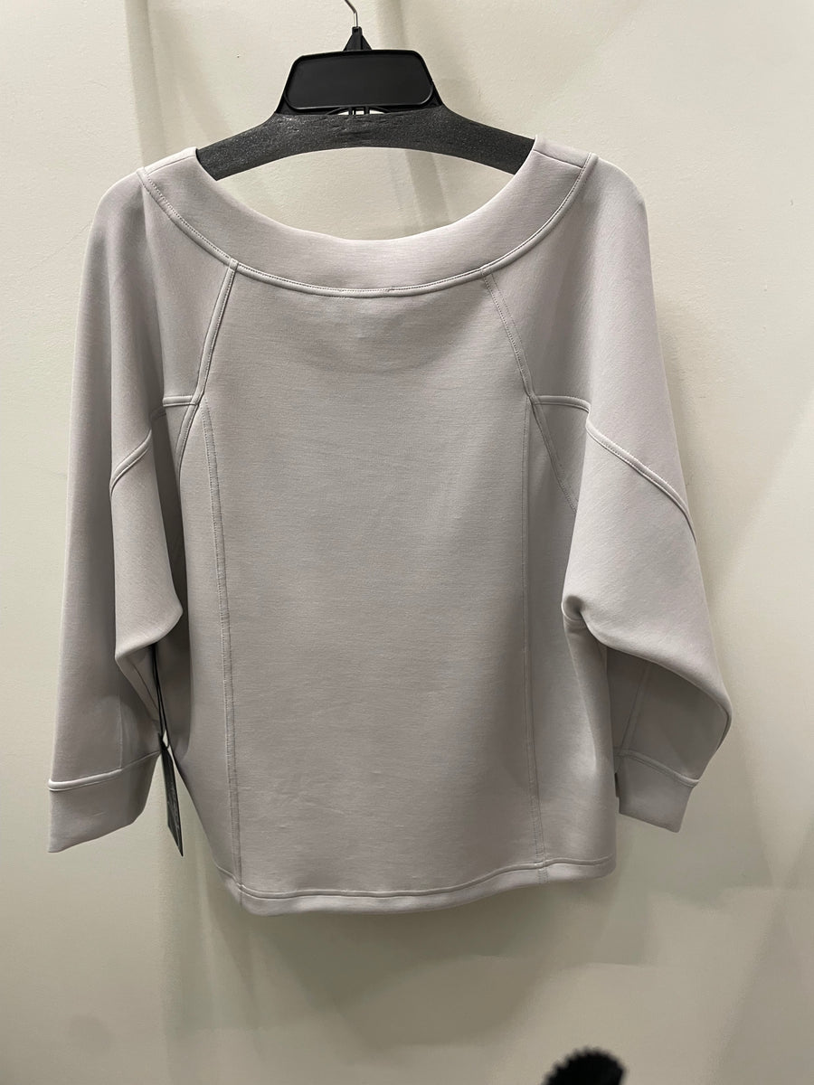 Feather Lux Knit Stitch Pullover by Olivia