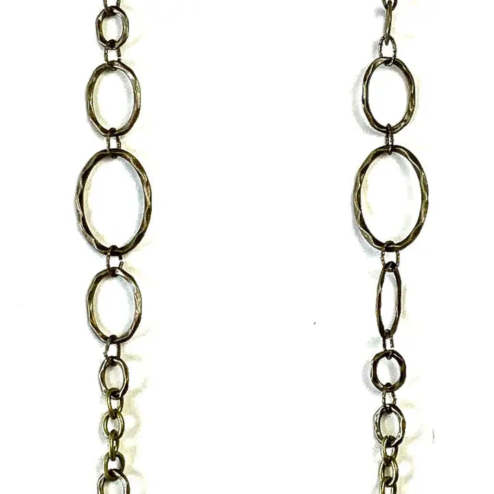 Loreli Link & Chain in Bronze Necklace
