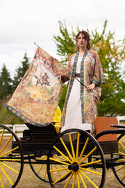 Love Revolution Bohemian Scarf with sun, horse, & florals