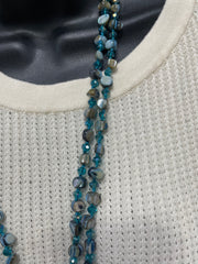 Tidal Glow Shell & Glass Necklace