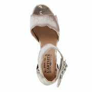 L'Artiste Supercool Platform Leather Etched Heels