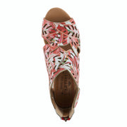 L'Artiste Icon Tooled Leather Ankle Sandal
