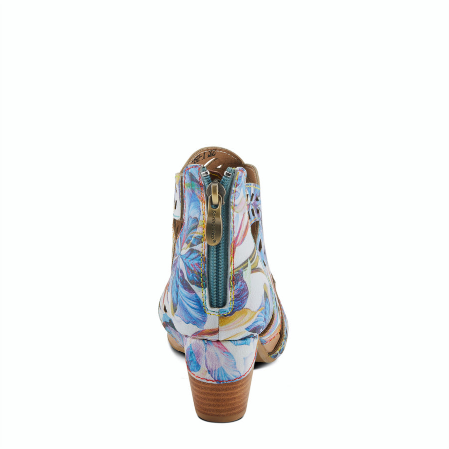 L'Artiste Icon Tooled Leather Ankle Sandal