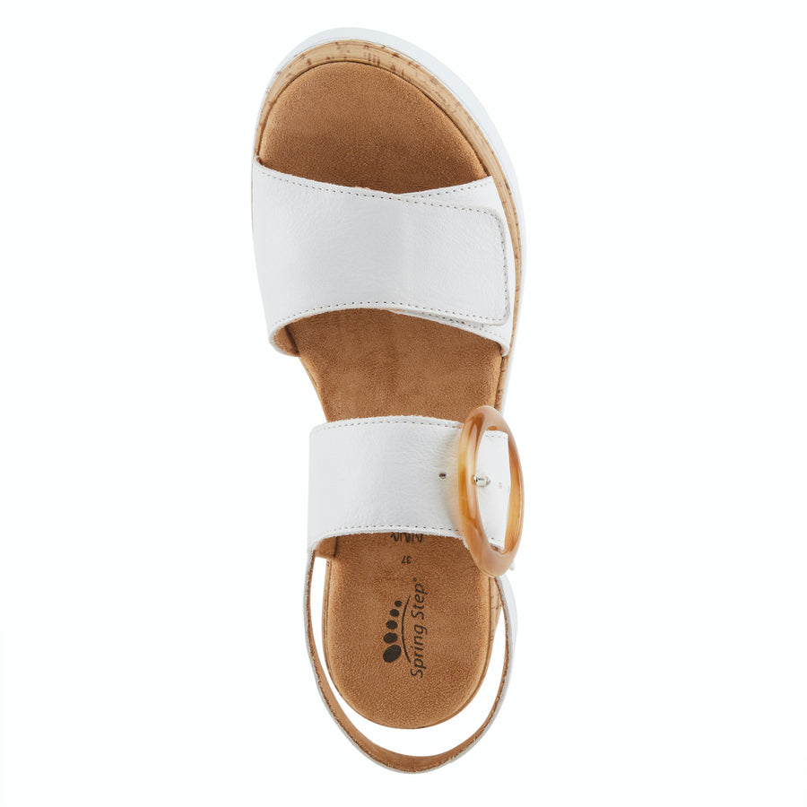 Spring Step ABARAH Leather Platform Sandal Shoe