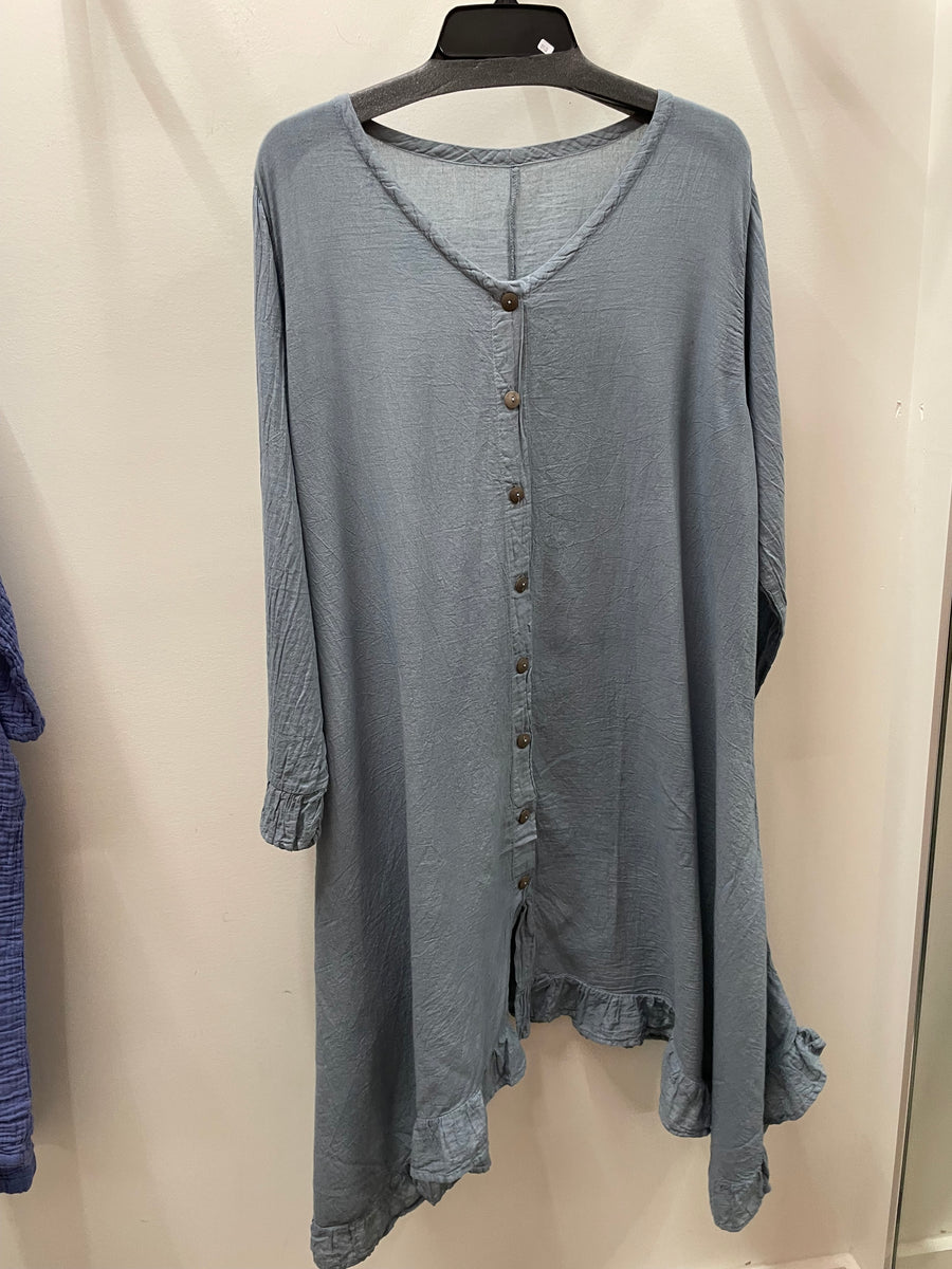 Ruffle Gauze Dress