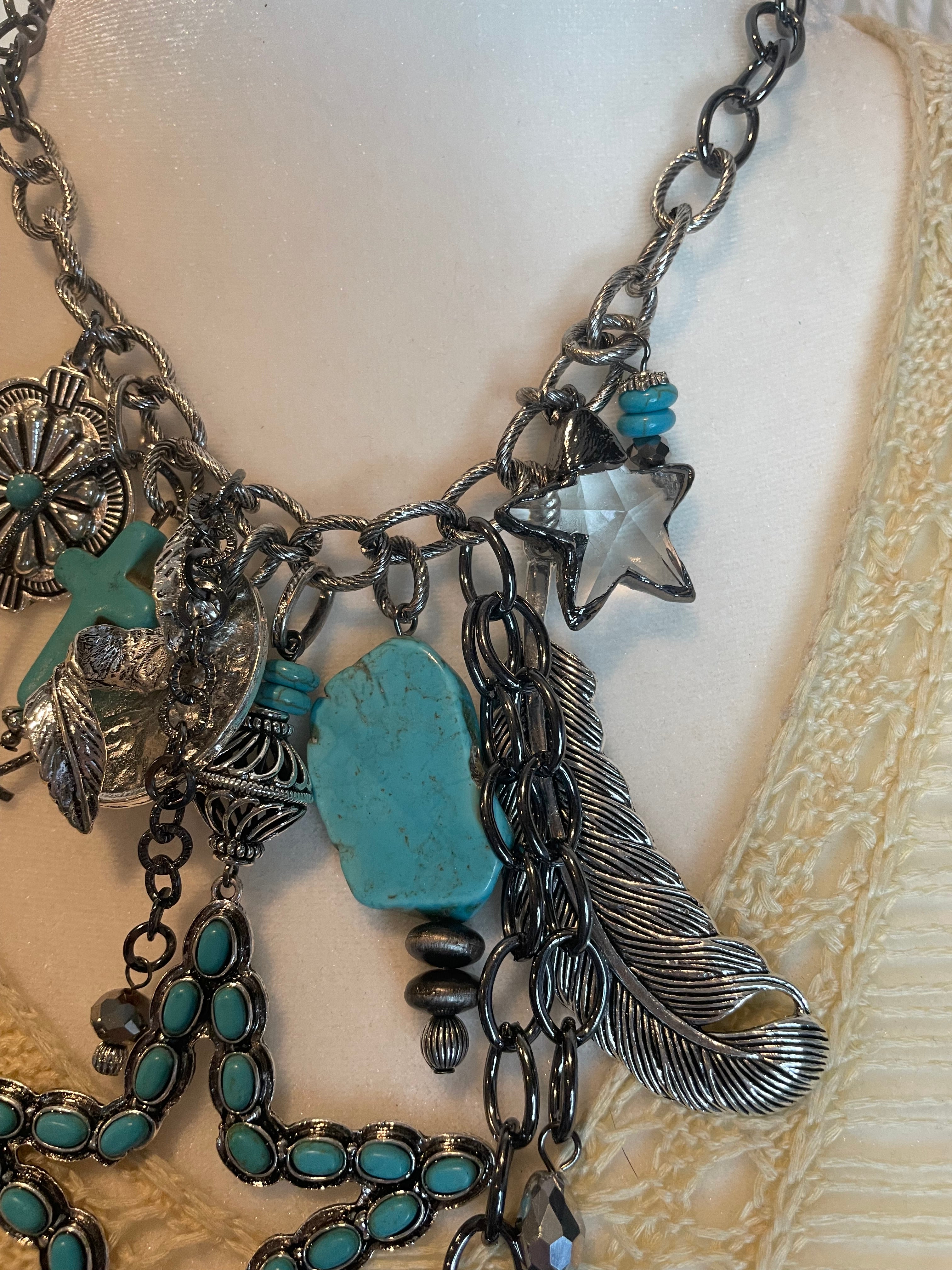 Boho Star Chunky Necklace