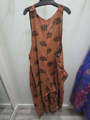 Duality Sari Harmony Wide Leg Jumpsuit #1042 by Kantha Bae