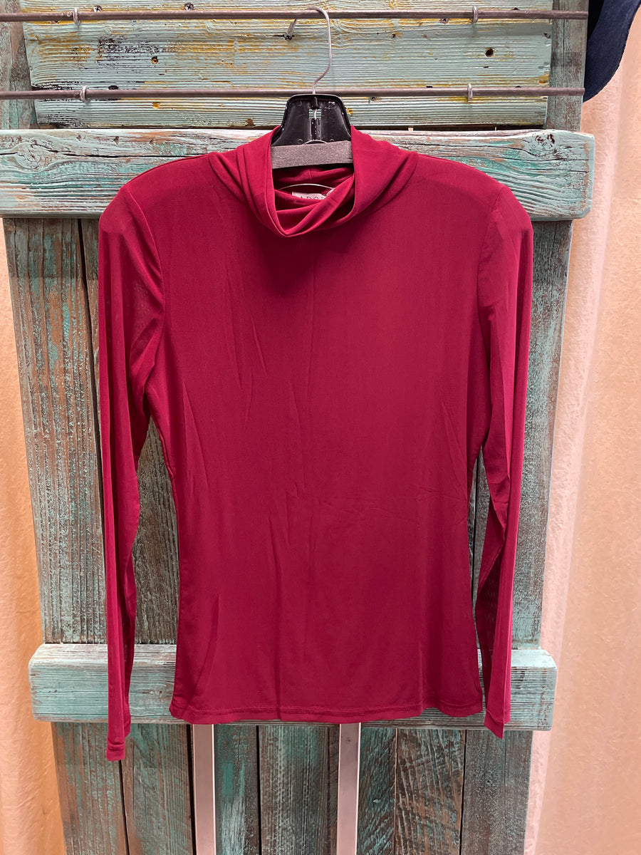 Sheer Mesh Cowl Layering Shirt by Adore B9195 Robin Boutique