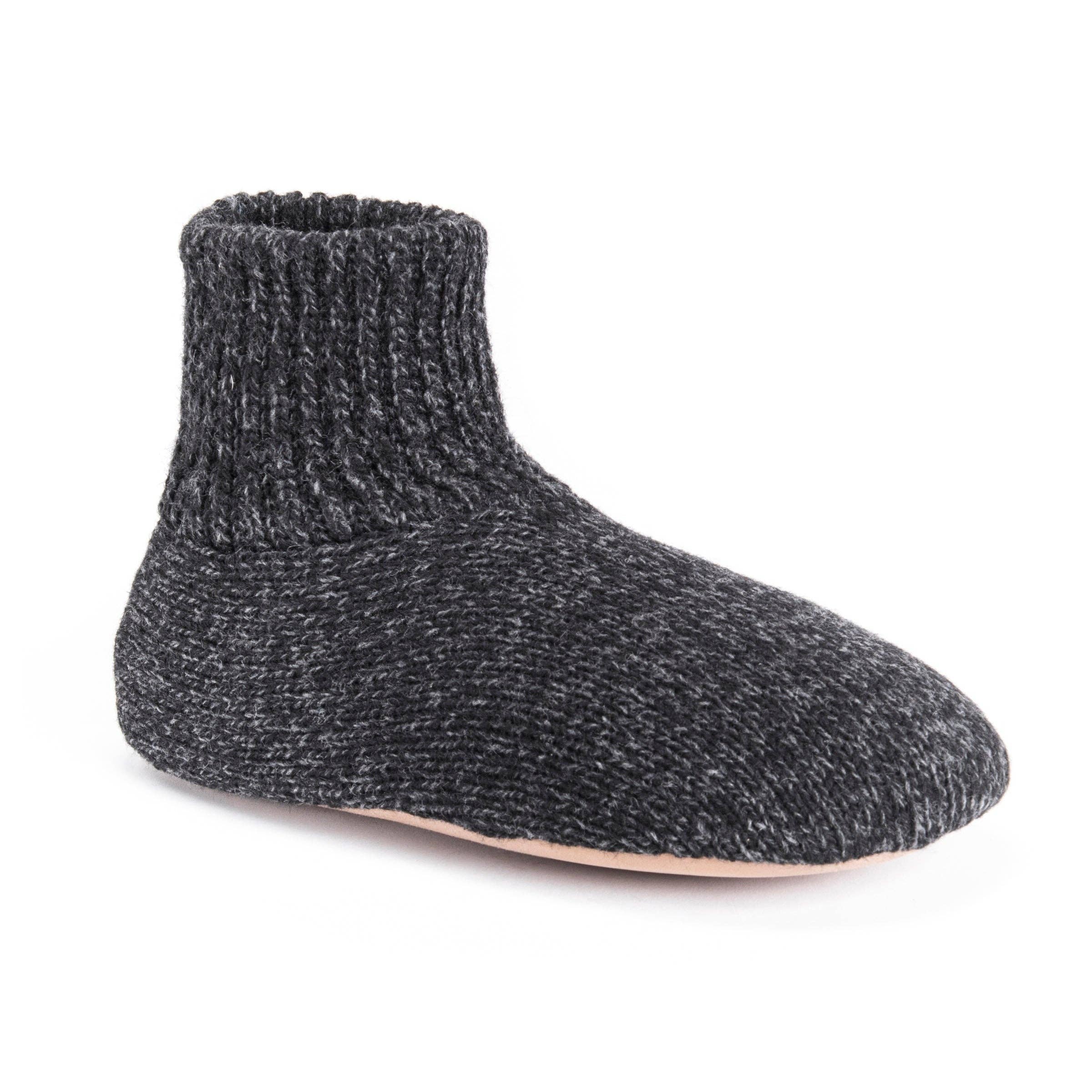 Muk Luks Men's Morty Ragg Wool Slipper Sock
