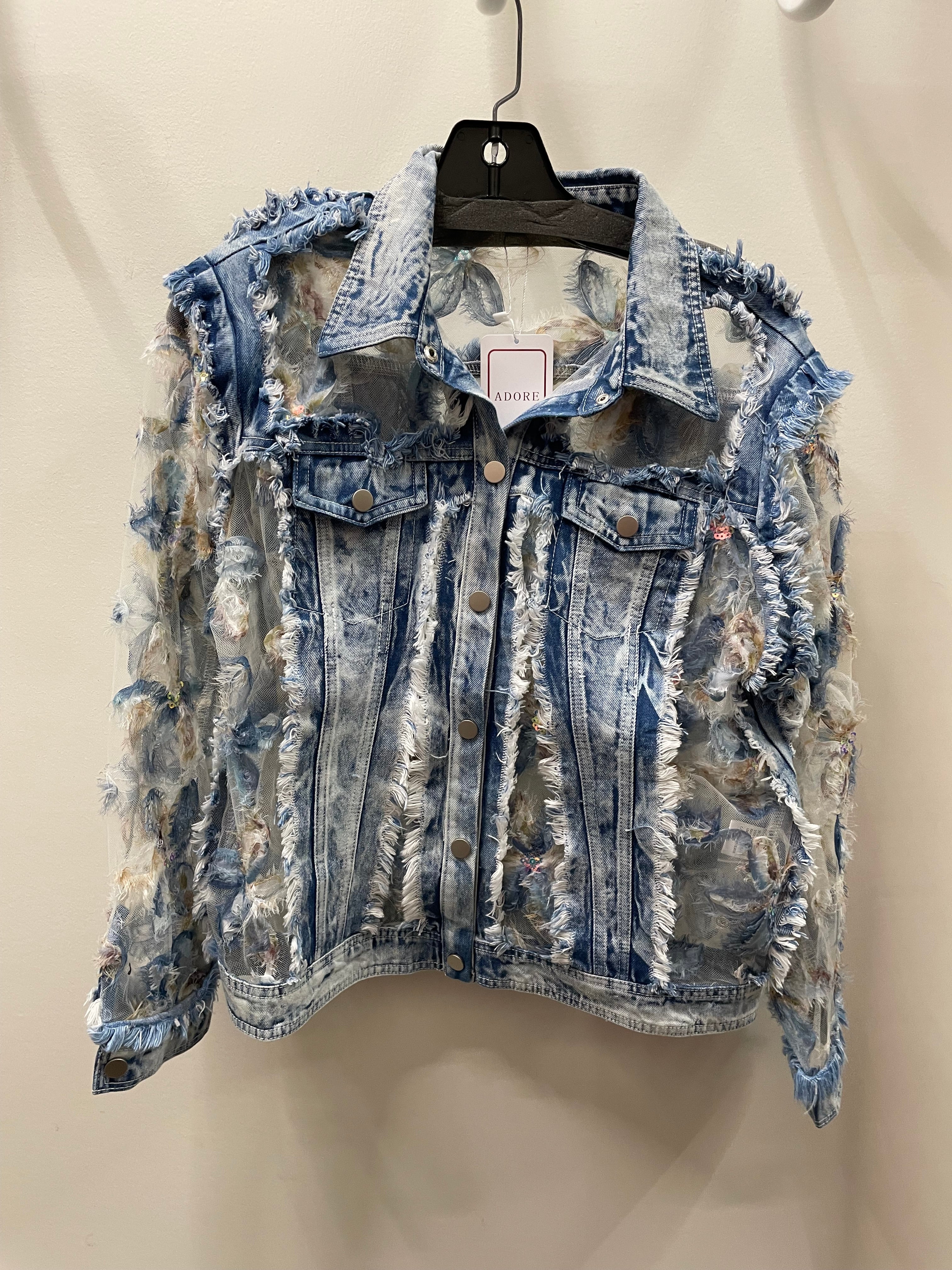 Floral Fantasy Illusion Jacket by Adore Robin Boutique