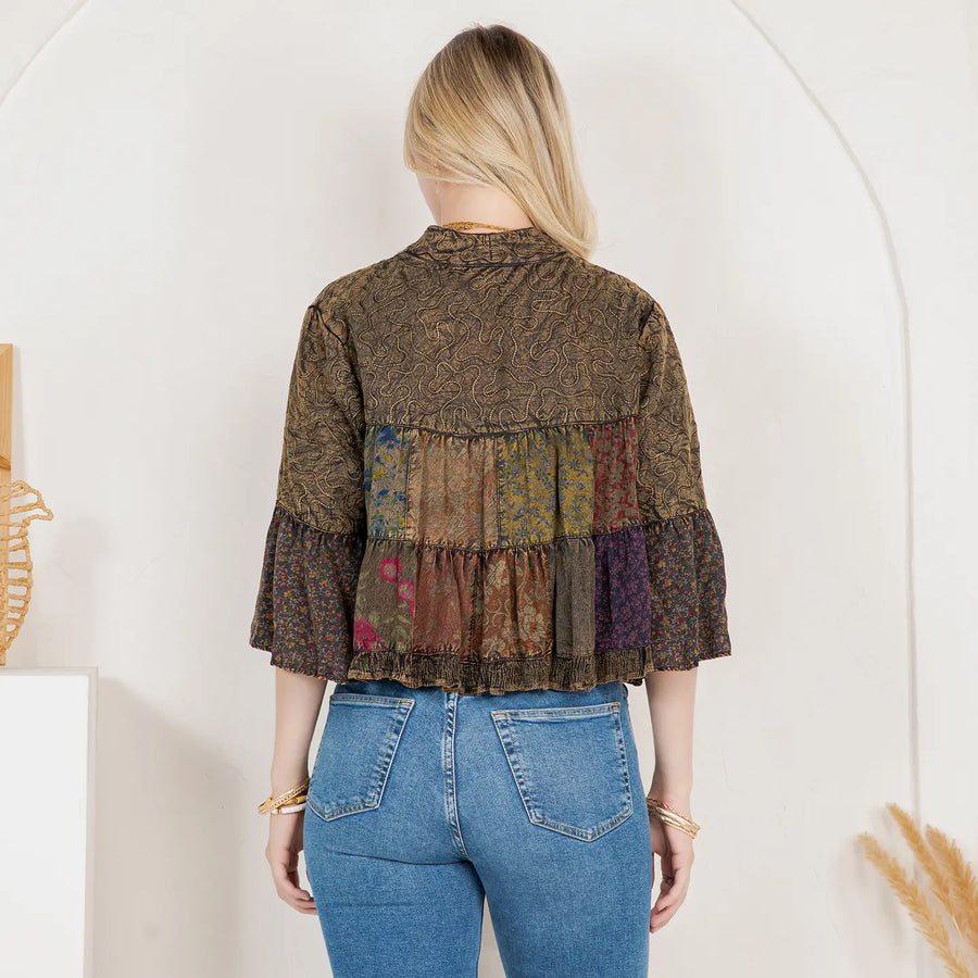 Boho Detail Shrug by Young Threads Robin Boutique