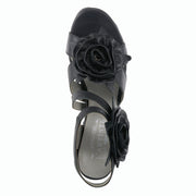 L'Artiste Shelly Flower Platform Leather Shoe
