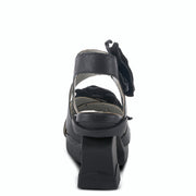 L'Artiste Shelly Flower Platform Leather Shoe