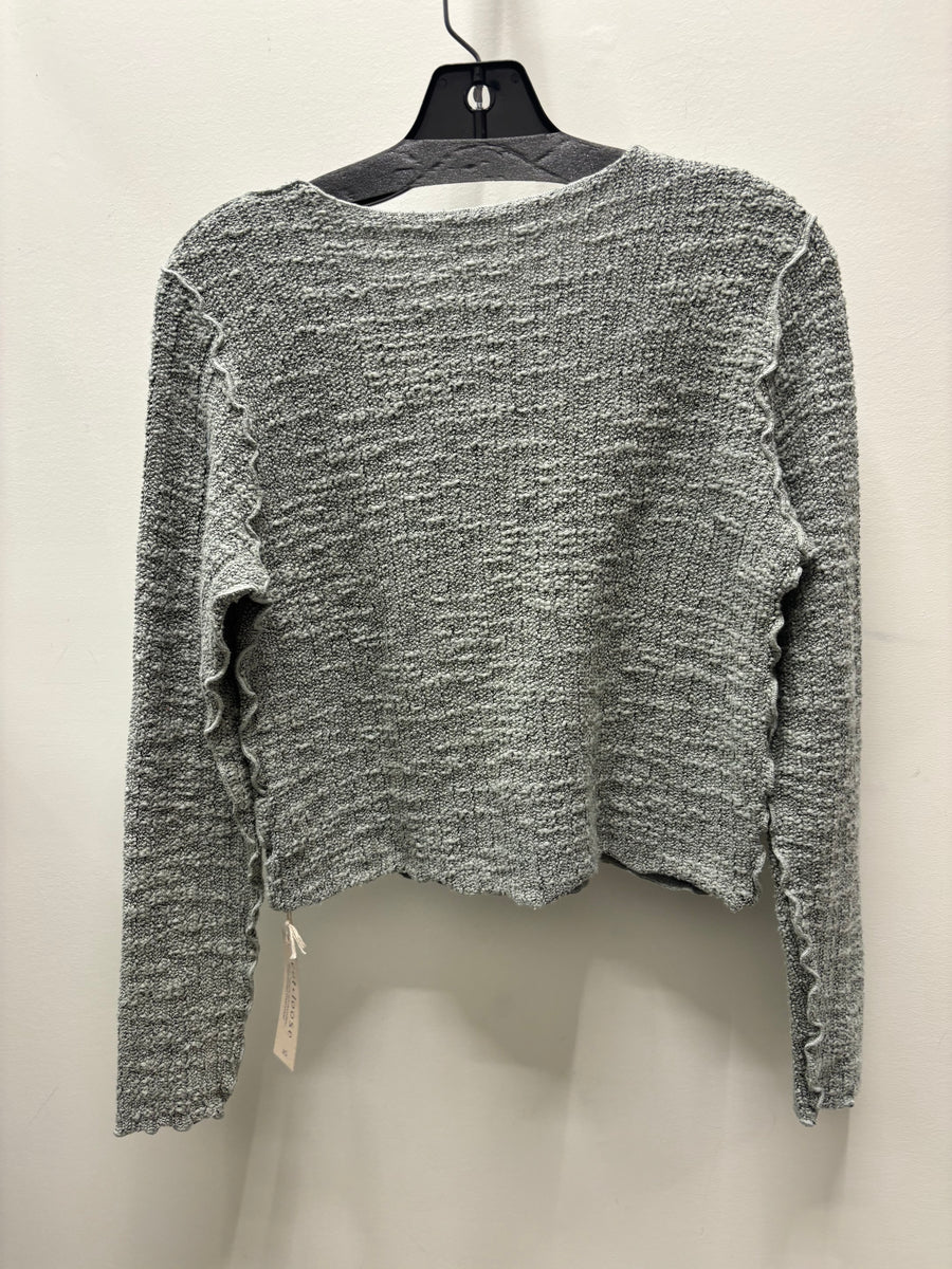 Texture Crop Cardigan by Cut Loose