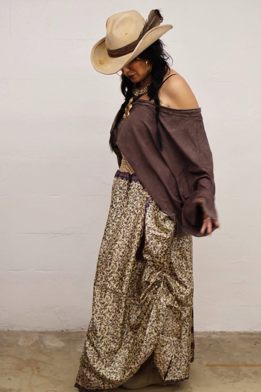 Rasgulla Butterfly Cargo Skirt #051 by Kantha Bae