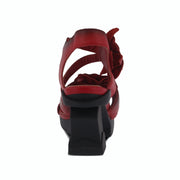 L'Artiste Shelly Flower Platform Leather Shoe
