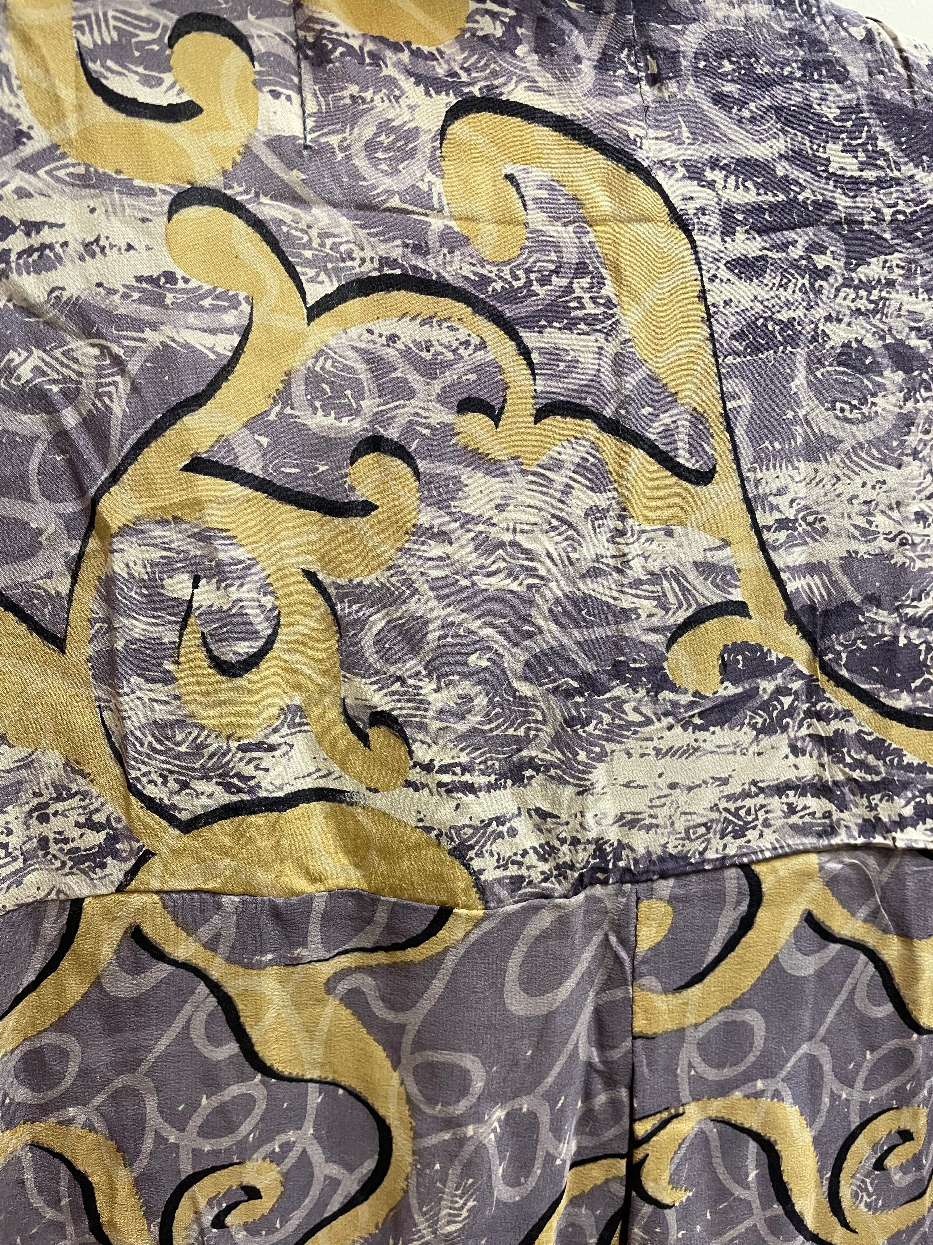 Crepe Sari Free To Be Longsleeve Maxi #121 by Kantha Bae