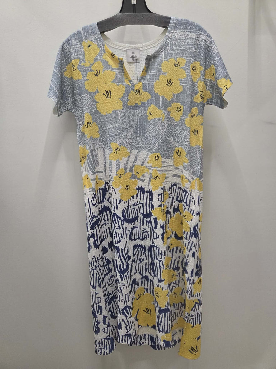 Slit V-Neck Dress in Callista Print by Inoah