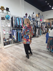 Reversible Raincoat in Vibrant Contemporary Colors Robin Boutique