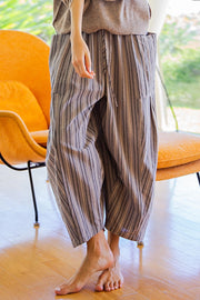 Gathered Cotton Wide Leg Pant by Cotiera Rae Mode CP6047 Robin Boutique