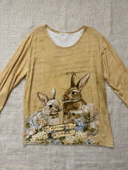Driftwood Day Bunny Tee by Paper Lace