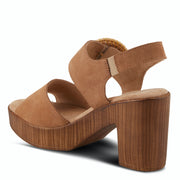 Spring Step GAMONA Leather Platform Sandal Shoe