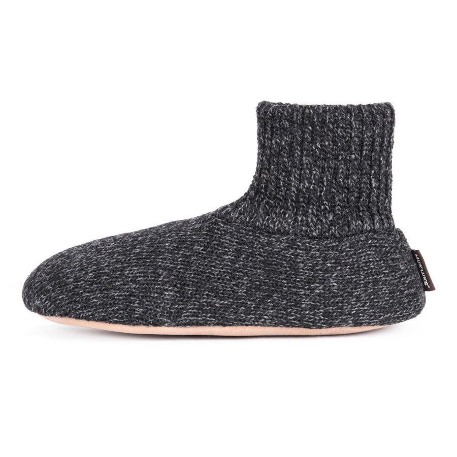Muk Luks Men's Morty Ragg Wool Slipper Sock