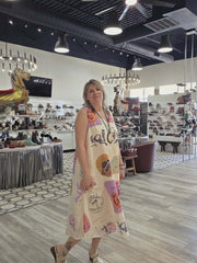 Printed Dress by Paper Lace Robin Boutique