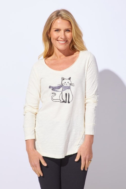 Destination Cat Laid Back Tee by Escape