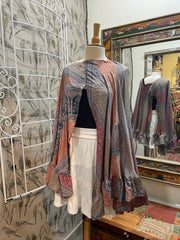 Silk Float Away Cape #014 by Kantha Bae