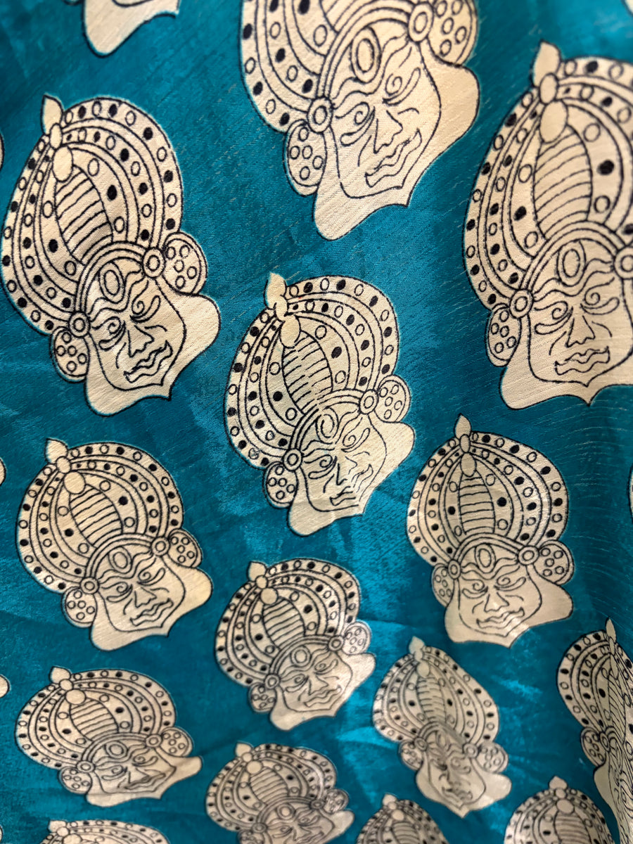 Rasgulla Sari Moonchild Mini Dress #049 by Kantha Bae