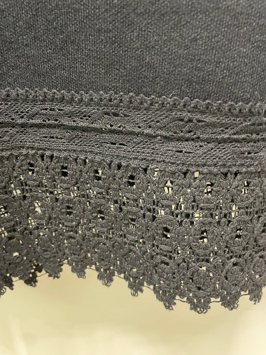 Lace Hem Sweater