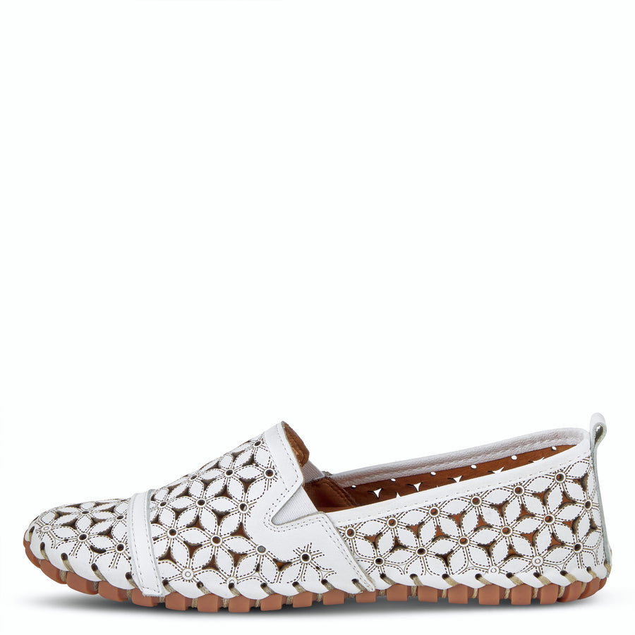 Spring Step Flowerflow Leather Slipon Moccasin Shoe