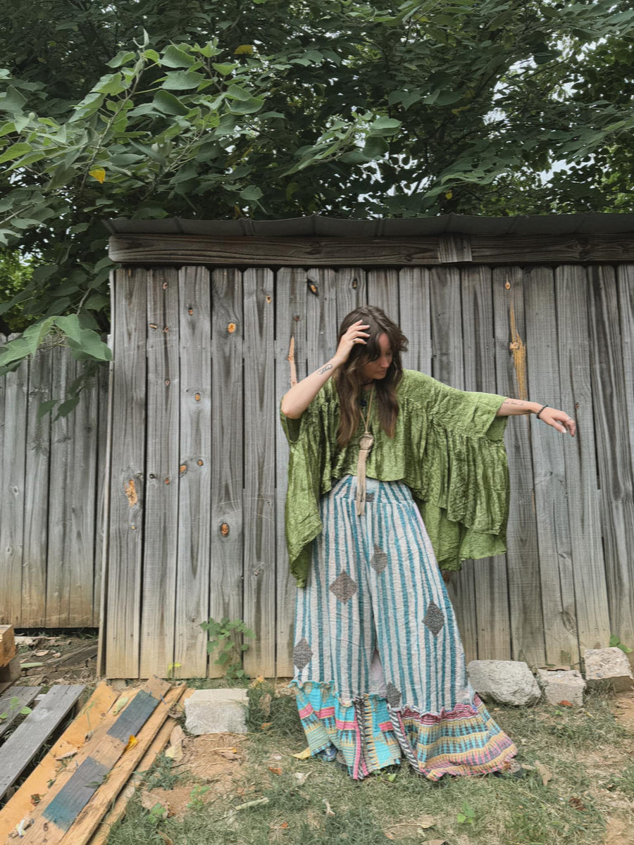 Gold Dust Crop Top #19 by Kantha Bae