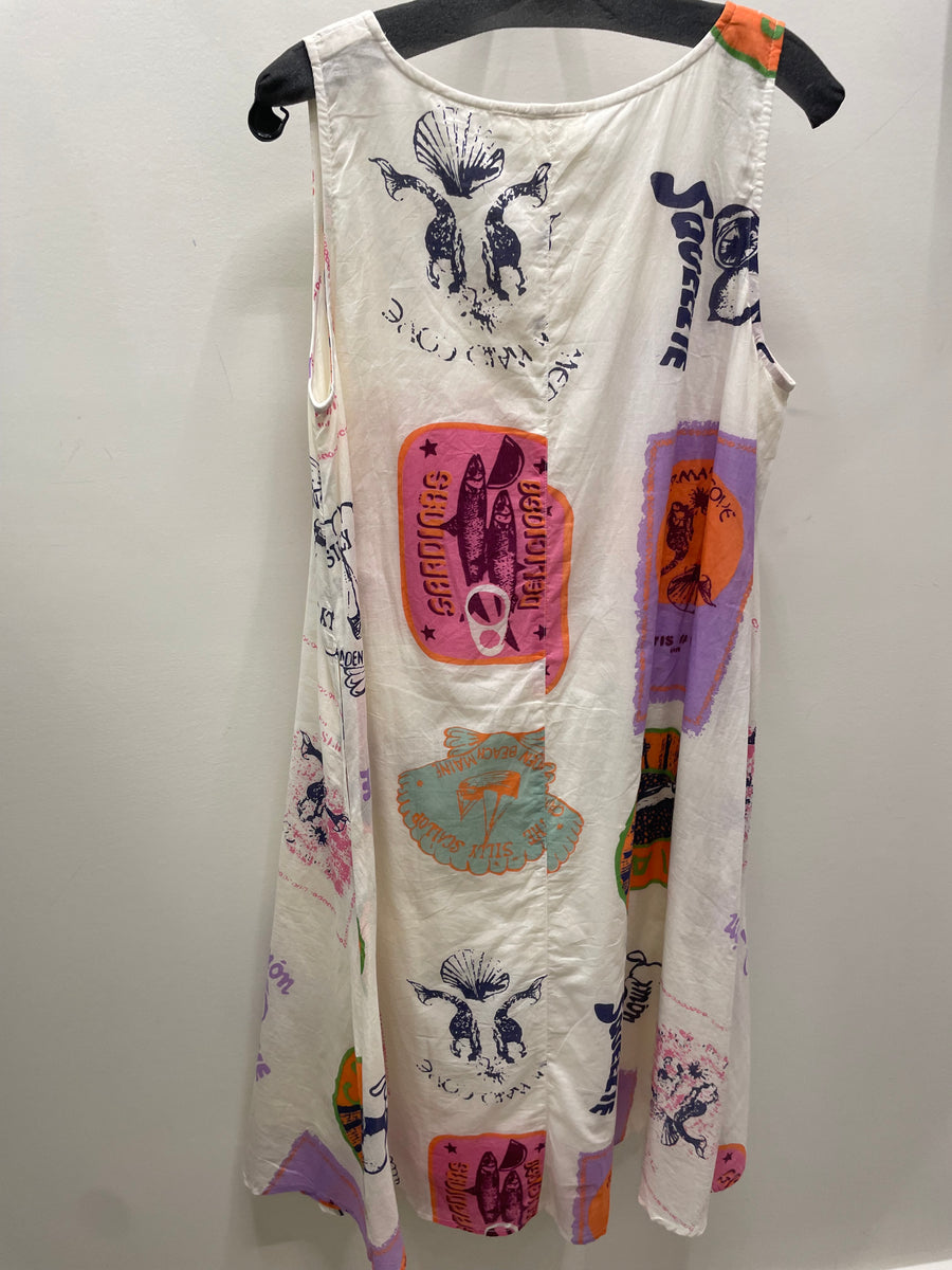 Printed Dress by Paper Lace Robin Boutique